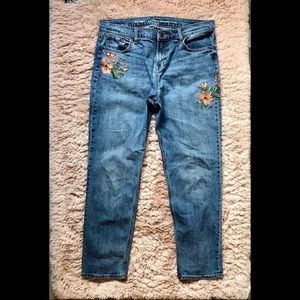 Embroidered Jeans size 10